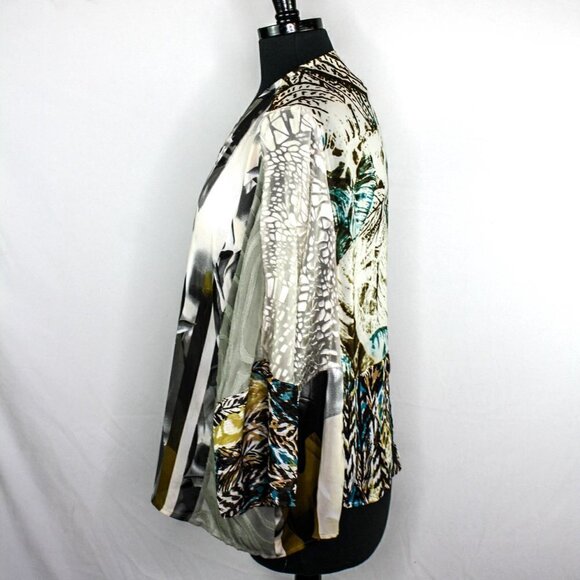 Chico's Travelers Sheer Open Front Cardiga… - Picture 2 of 7